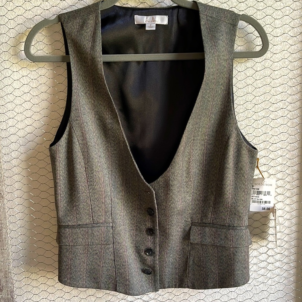Caslon tailored vest, Size Small